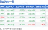 股票行情快报：康强电子（002119）5月28日主力资金净卖出778.64万元